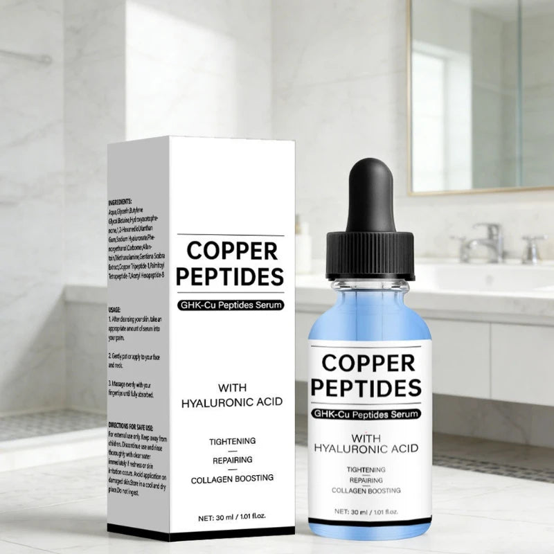 Copper Peptides GHK-Cu Beef Tallow for Skin, Blue Balm with Copper Peptides, Manuka Honey & Vitamin E, Natural Face Moisturizer